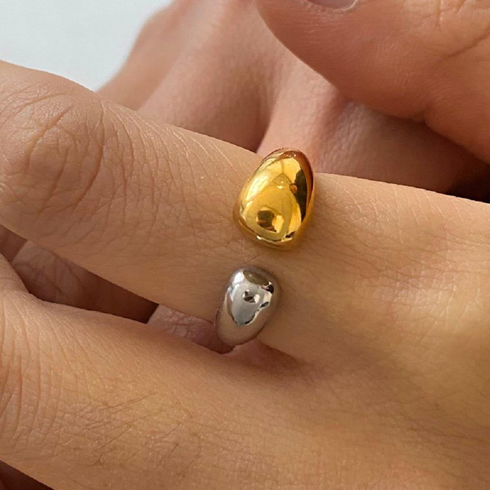 two tone ring (Golden & silver)