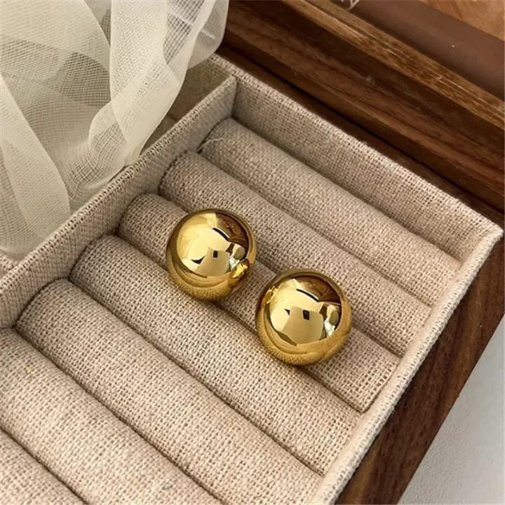 Bold Gold Dome Studs
