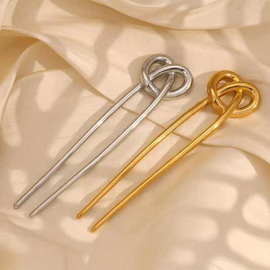 Modern Knot Hair Pin Set