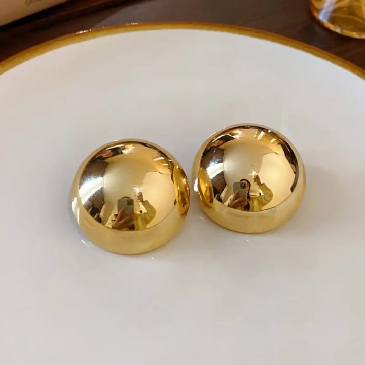 Bold Gold Dome Studs