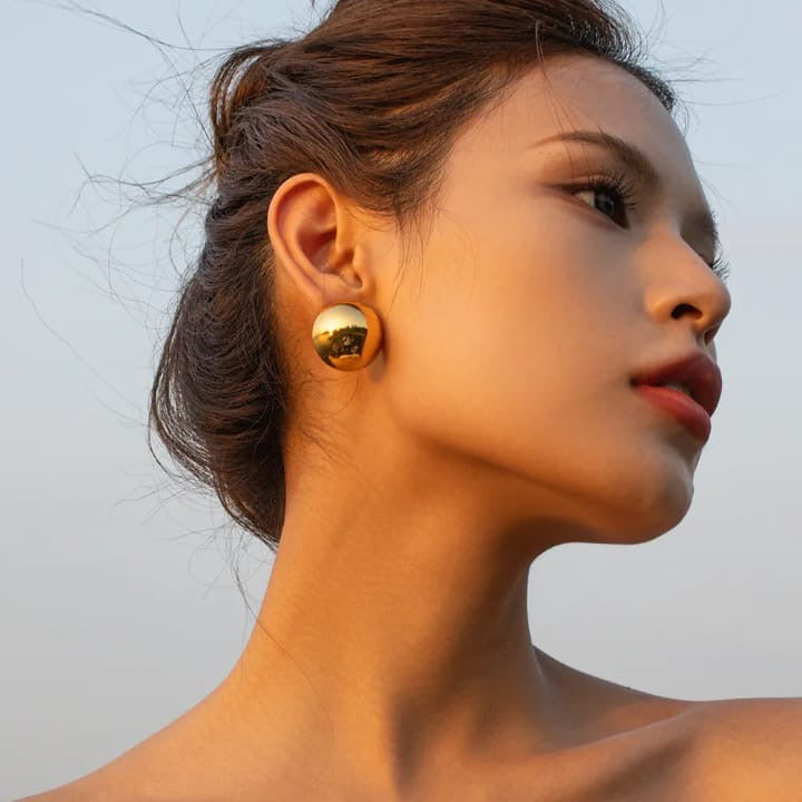 Bold Gold Dome Studs