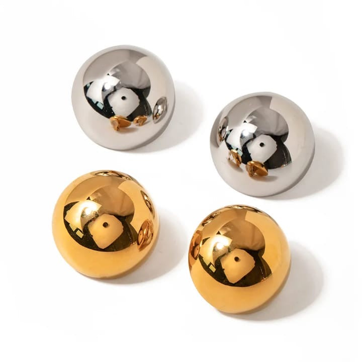 Bold Gold Dome Studs