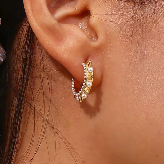 Gold & silver spiked