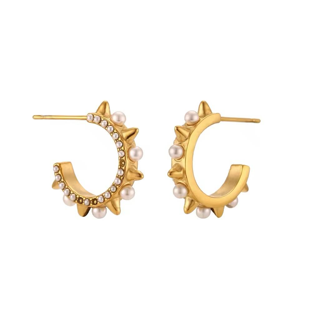 Gold & silver spiked